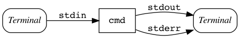 cmd standard I/O