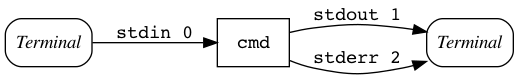 cmd standard I/O